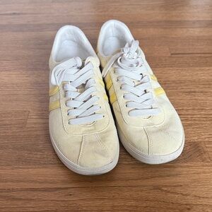 Aldo Cream and Yellow Women's Sneakers